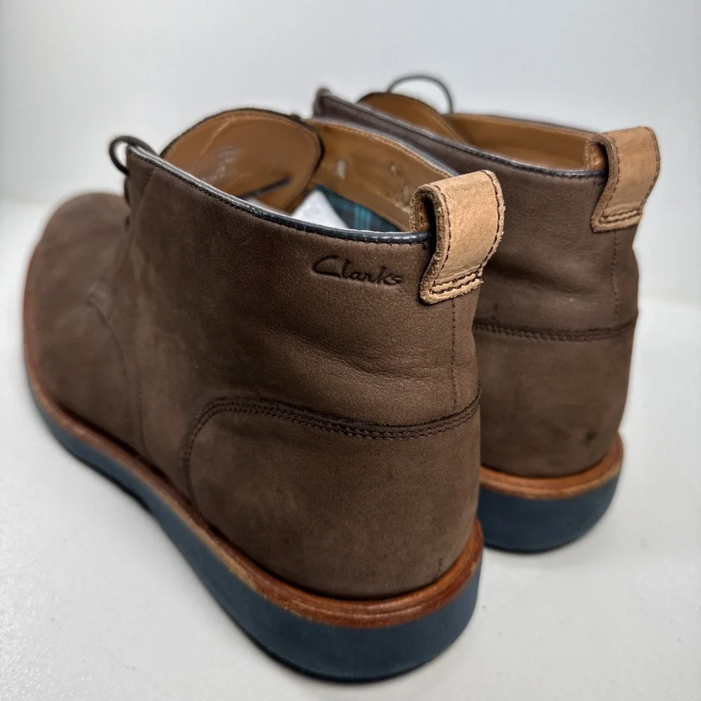Clarks‎ Mens Hommes Shoes Casual Lace Up Beeswax Brown Size 13M Boots
